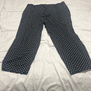 Black and White Polka Dot Pants